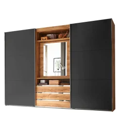 Kombi-Kleiderschrank mit offenen Fächern - Bafata