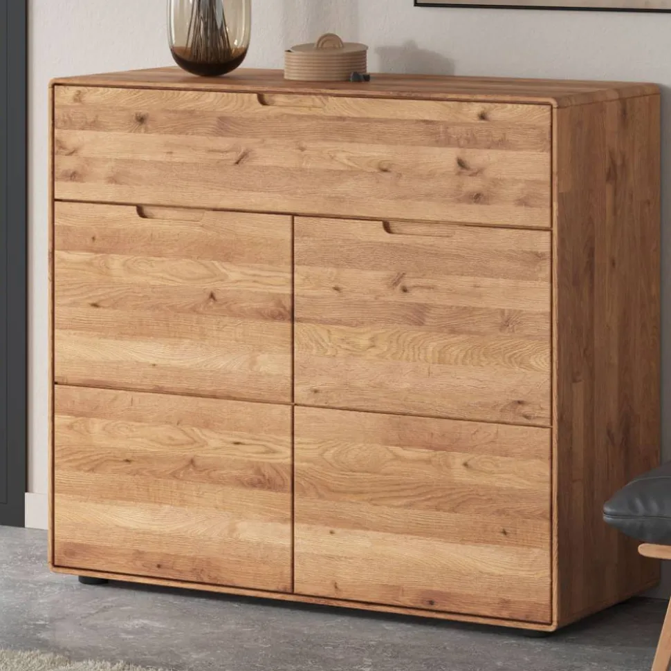 Kombi-Kommode aus Wildeiche Massivholz - Holiday
