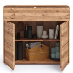 Kombi-Kommode aus Wildeiche Massivholz - Holiday