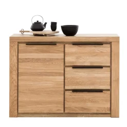 Kombi-Kommode in Eiche mit Sockelgestell - Nelenia