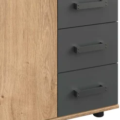 Kombi-Kommode in Plankeneiche Dekor - Enegal