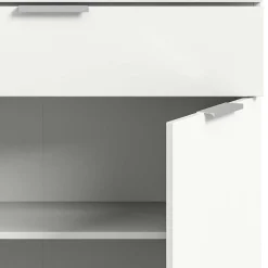 Kombi-Kommode in Weiß - Intiatos