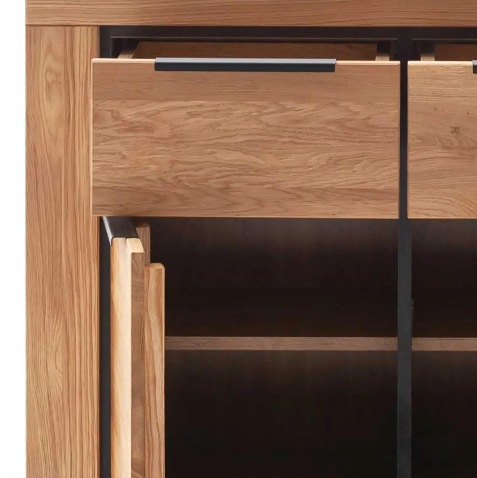 Kombi-Kommode in Wildeiche teilmassiv - Vlacoma