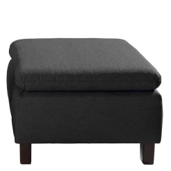 Komfortsessel in Dunkelgrau und Nussbaum - Pelago