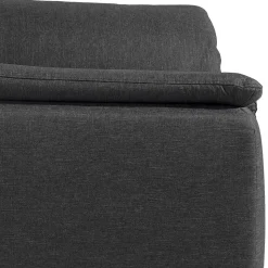 Komfortsessel in Dunkelgrau und Nussbaum - Pelago