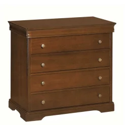 Kommode im klassischen Look mit vier Schubladen - Lemerzi