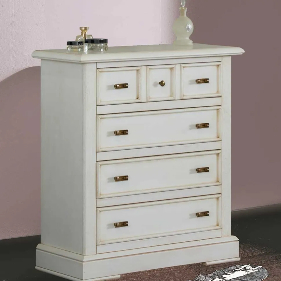 Kommode in Antikweiß - Annot