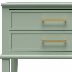 Kommode in Blassgrün mit Gold - Ashbey