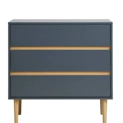 Kommode in Dunkelgrau und Kiefer - Street