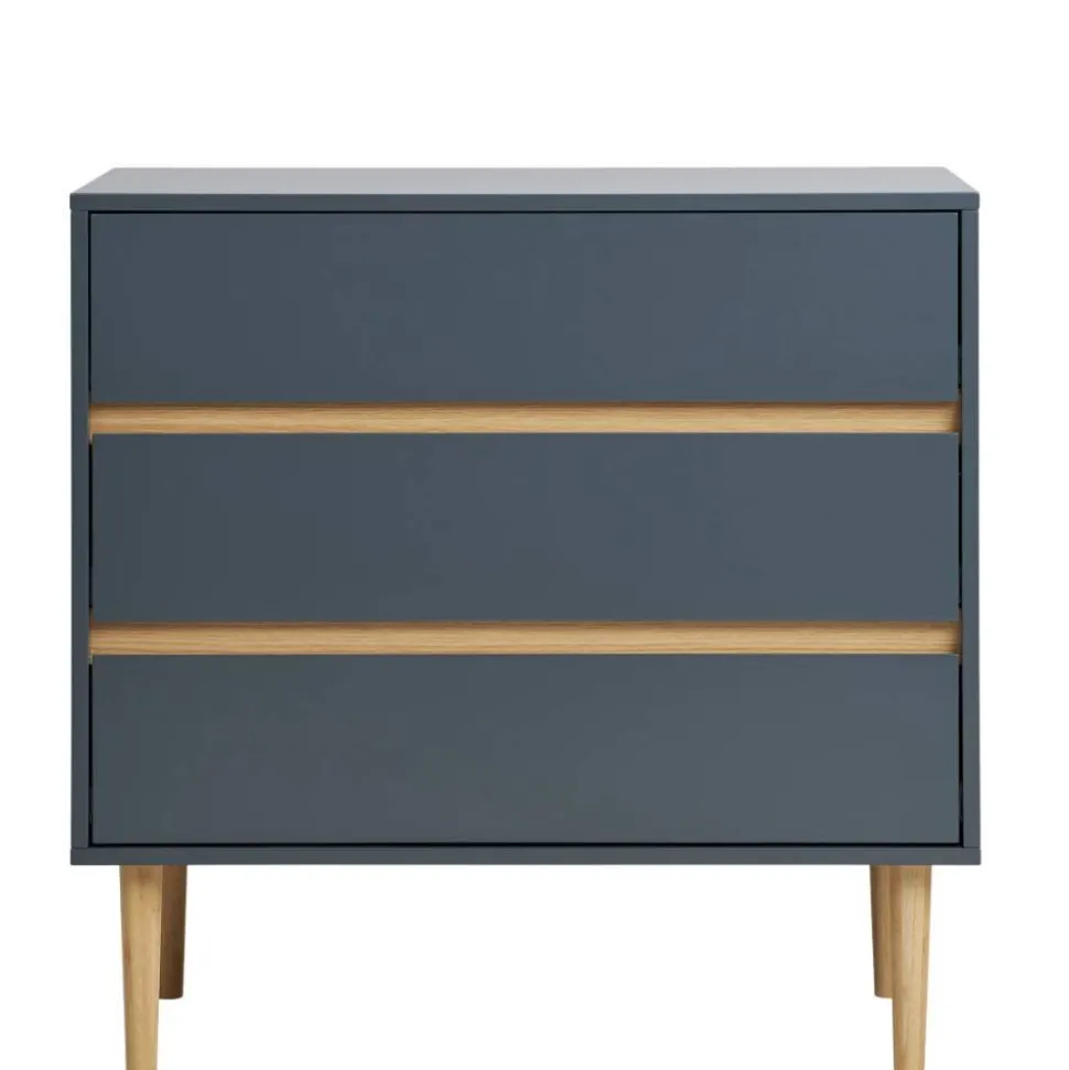 Kommode in Dunkelgrau und Kiefer - Street