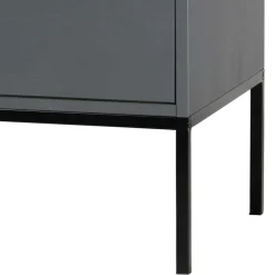 Kommode in Grau & Schwarz - Brazoly