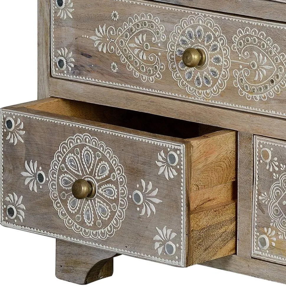 Kommode in Holz White Wash - Troyes