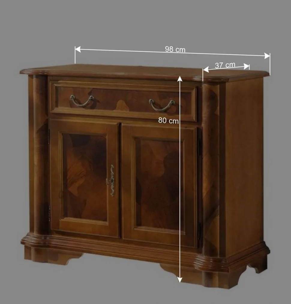 Kommode in Nussbaum Braun - Palienca