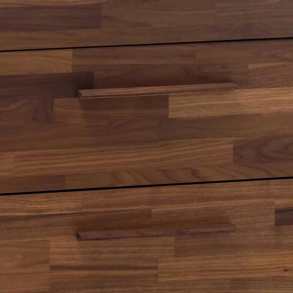 Kommode in Nussbaum und Beton Optik - Giolia