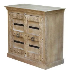 Kommode mit Doppeltür im Shabby Chic Stil - Abid