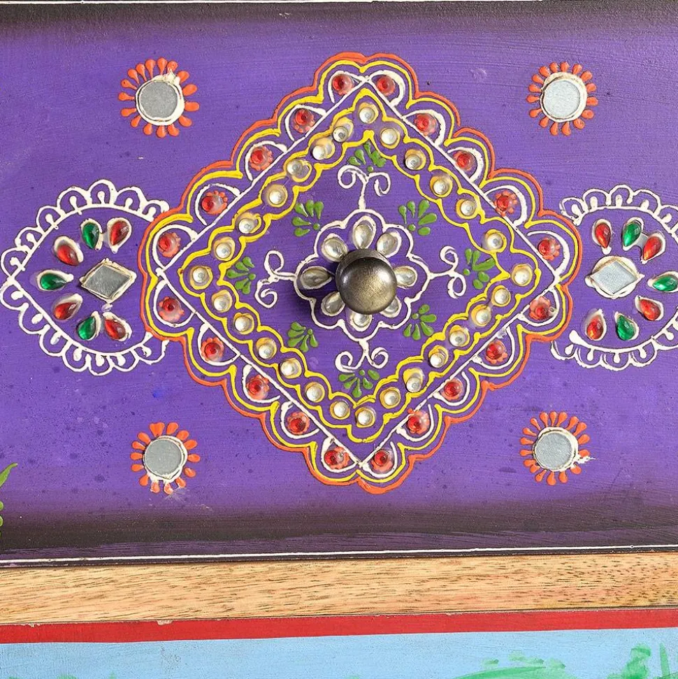 Kommode mit farbenfrohen Orient Motiven - Precio