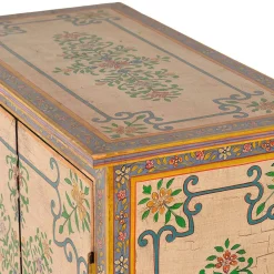 Kommode mit folkloristischen Blumen Motiven - Cacressa