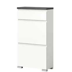 Kommode mit Schublade und zwei Schuhklappen - Suad