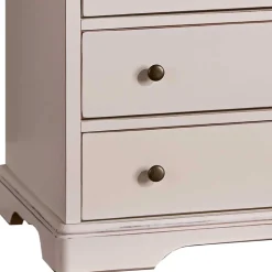 Kommode mit sechs Schubladen in Weiß - Zarinas