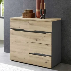 Kommode mit vier Schubladen & Tür - Kuetra I