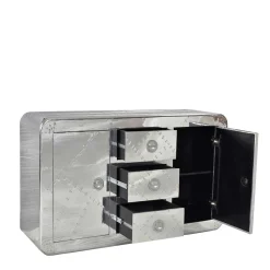 Kommode Pilot in Alufarben