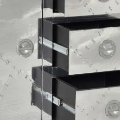 Kommode Pilot in Alufarben