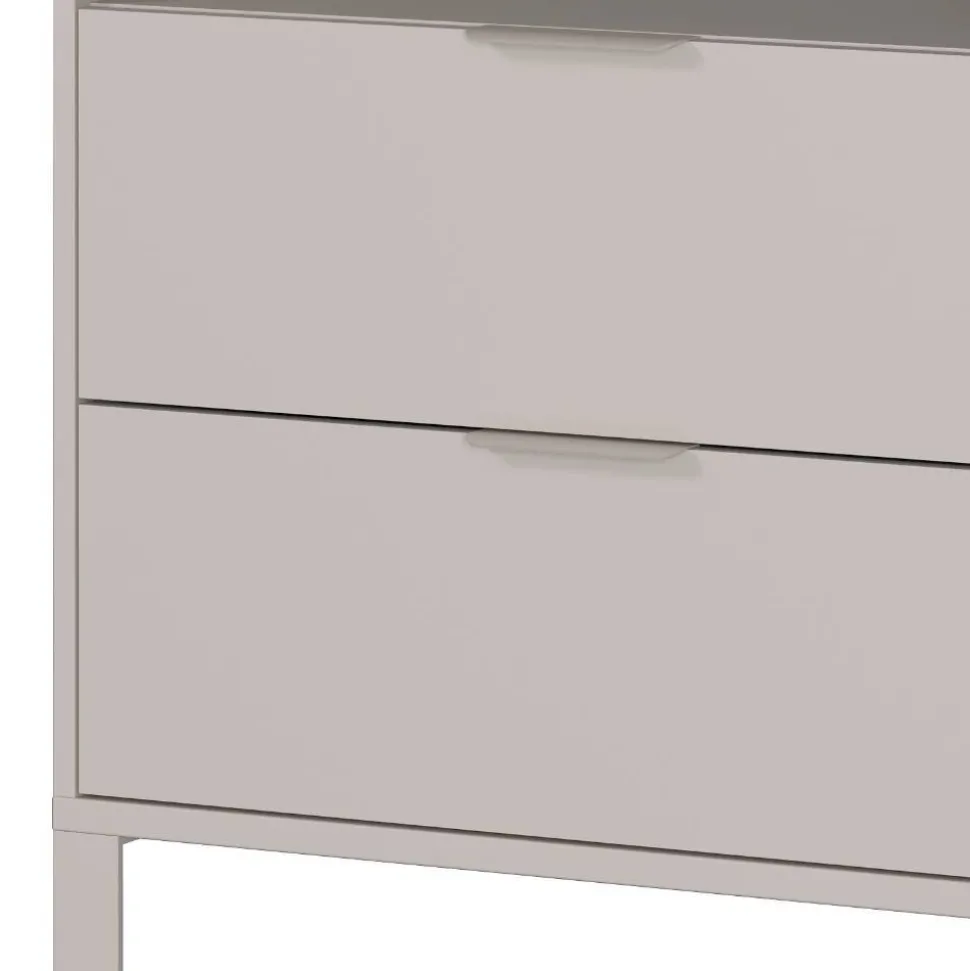 Kommode Wickelkommode in Hellgrau - Afilon