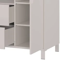 Kommode Wickelkommode in Hellgrau - Afilon