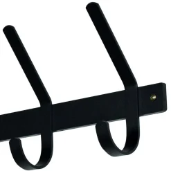 Kompakte 3 Haken Garderobe aus Stahl - Daharas