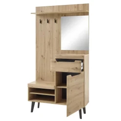 Kompakte Garderobe im Skandi Design - Olcian