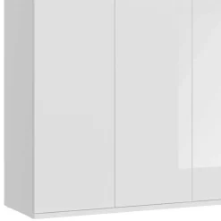 Kompakter Kleiderschrank 122x193x34 cm - Ejulia (zweiteilig)