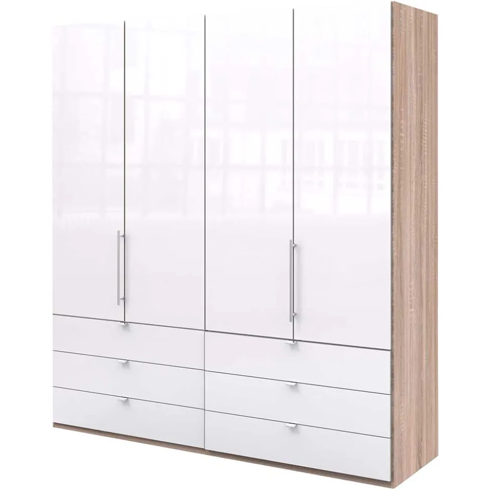 Kompakter Schlafzimmerschrank 200cm breit - Bosays