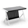 Kompakter Schreibtisch in Schwarz und Weiß - Tulcea