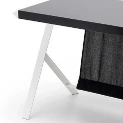 Kompakter Schreibtisch in Schwarz und Weiß - Tulcea