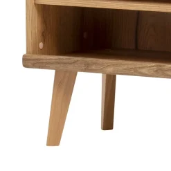 Kompakt-Garderobe in Eiche Optik und Graugrün - Oliva