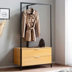 Kompaktgarderobe mit zwei Schubladen - Jannick