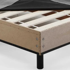 Komplett Bett für Dachschrägen in Schwarz - Vitablo