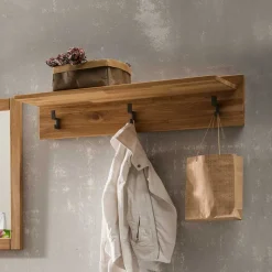 Komplett Flureinrichtung aus Holz - Teano (fünfteilig)