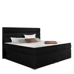 Komplett Polsterbett in Schwarzbraun - Prabhaa