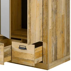 Komplett Schlafzimmer mit Einzelbett - Naiavio (vierteilig)