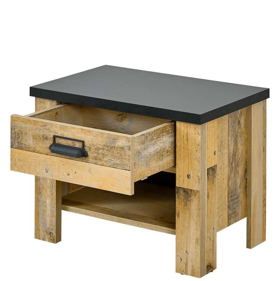 Komplett Schlafzimmer mit Einzelbett - Naiavio (vierteilig)