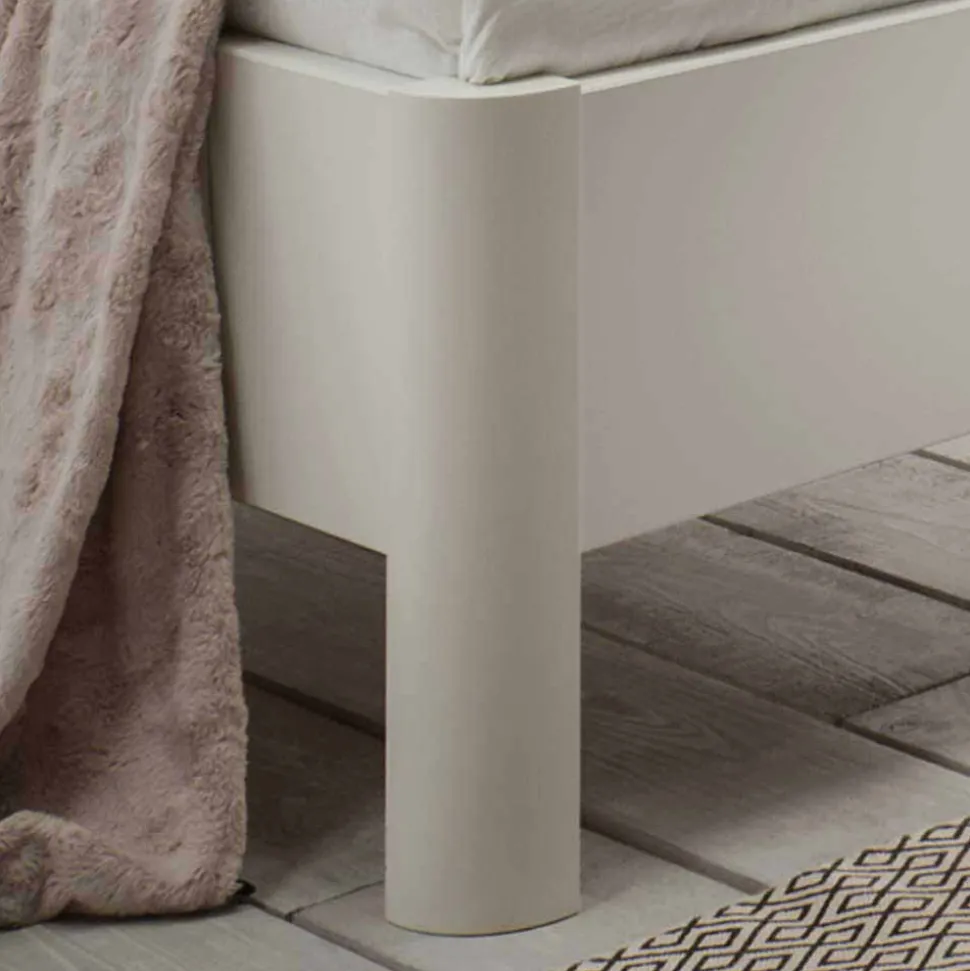 Komplett Schlafzimmer Ronis mit Einzelbett in Komforthöhe (fünfteilig)