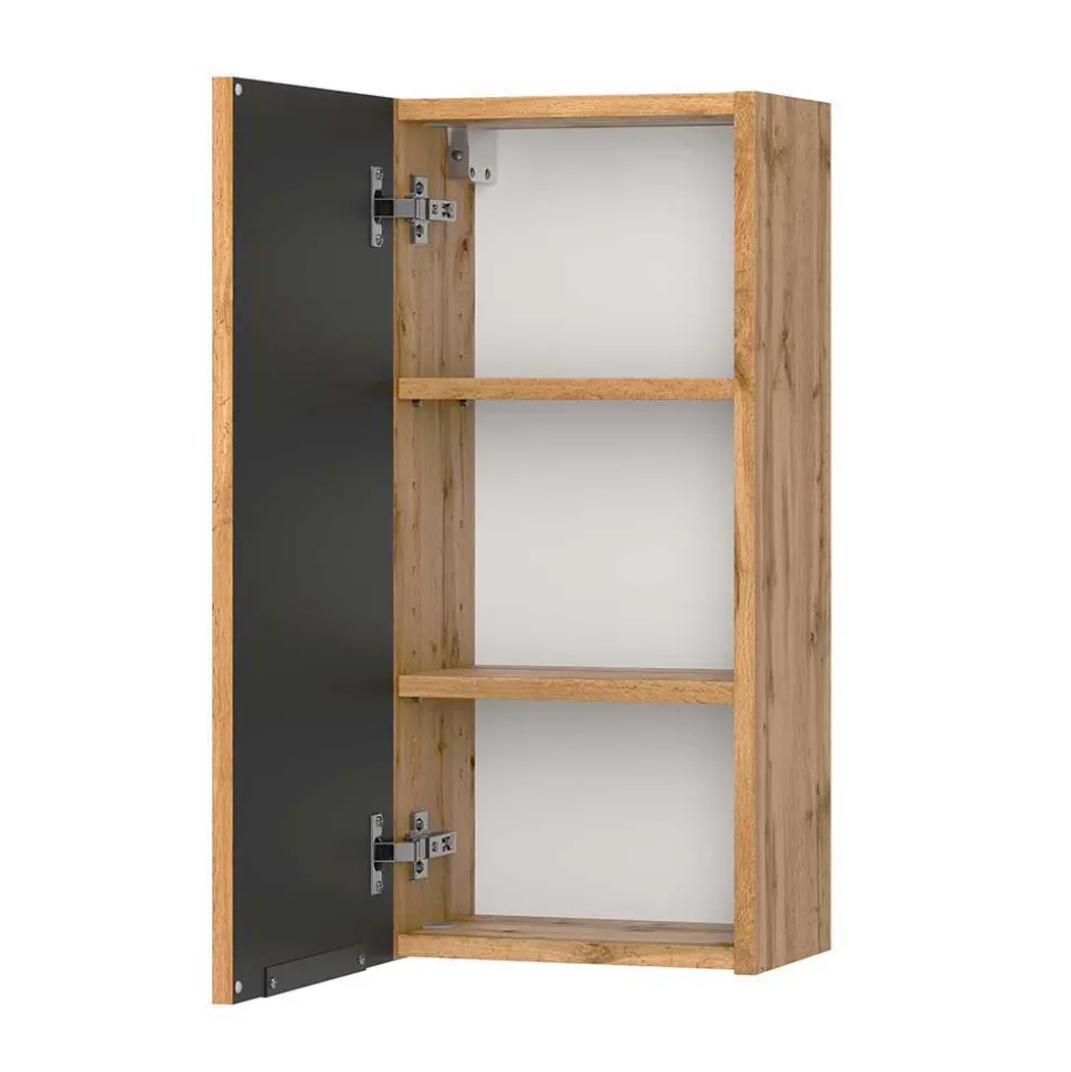 Kompletteinrichtung Badmöbel modern - Crystoga (fünfteilig)