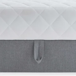 Komplettes Polsterbett H2 mit Stauraum - Enda