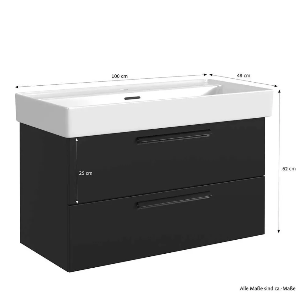 Komplett-Waschtisch für eine Armatur - Ostoro