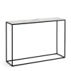 Konsolen Tisch mit Keramik Platte in Marmoroptik - Glancossa
