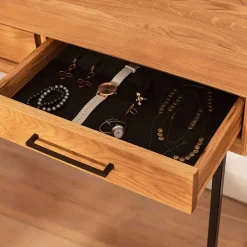 Konsolentisch aus Wildeiche & Metall - Kerfa