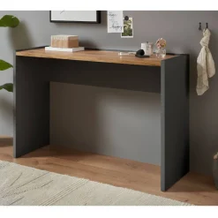 Konsolentisch in Anthrazit und Wildeiche Dekor - Ahilav