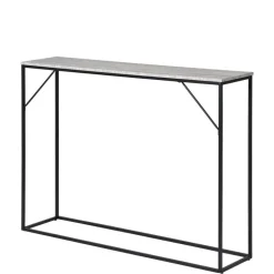 Konsolentisch in Marmoroptik Beigegrau - Chica