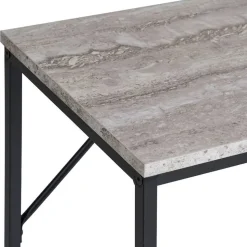 Konsolentisch in Marmoroptik Beigegrau - Chica